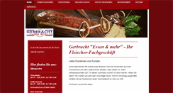 Desktop Screenshot of gerbracht-fleischerei.de